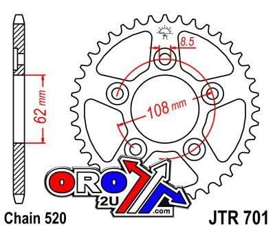 REAR SPROCKET JTR701.41 JT 520