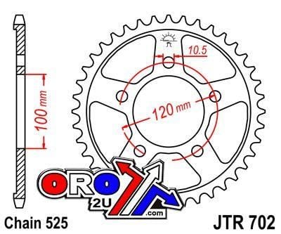 REAR SPROCKET JTR702.40 JT