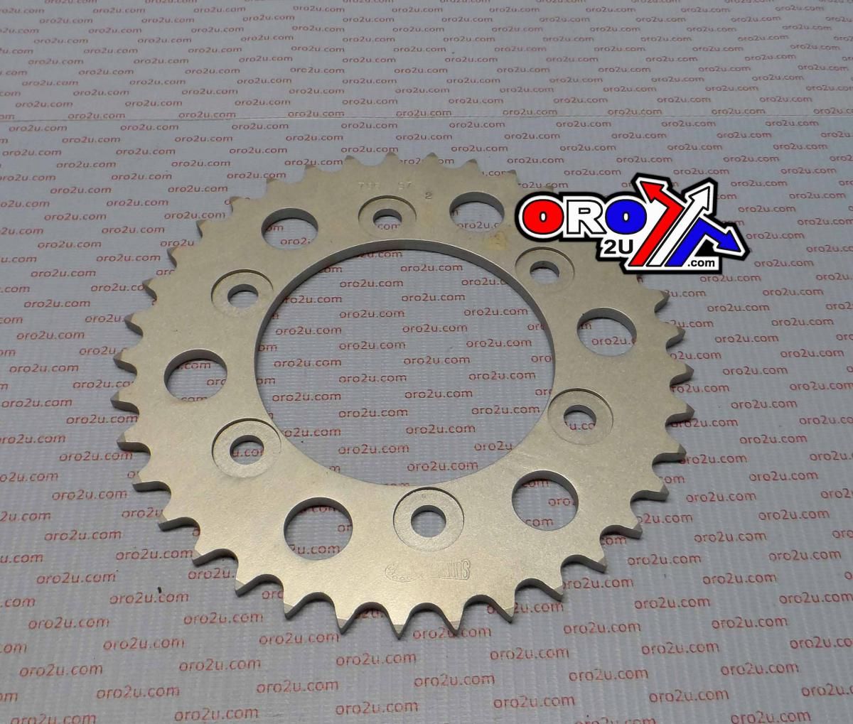 REAR SPROCKET ALLOY SILVER 735, JTA735.37 ROUND JT CHAIN 520, JTR735.37