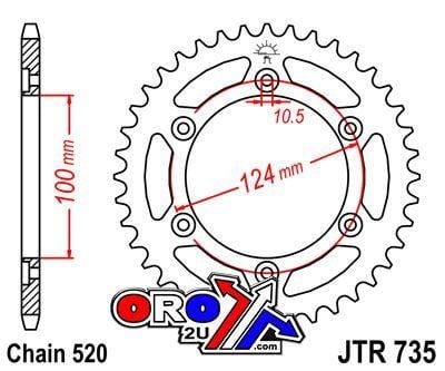 REAR SPROCKET STEEL JTR735.43 - Image 4