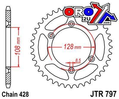 REAR SPROCKET JTR797.51 JT 428