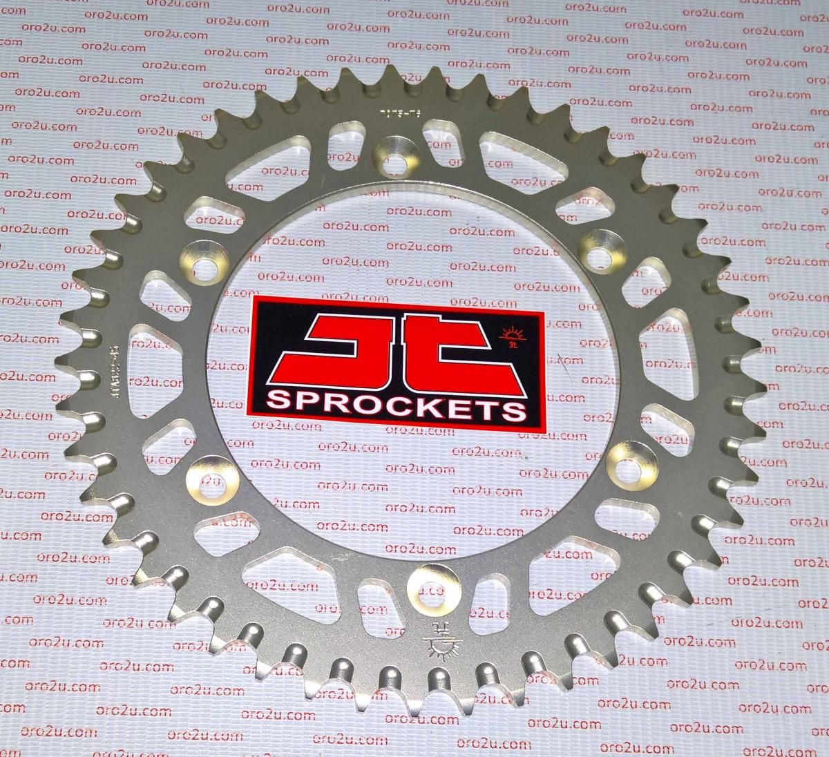 REAR SPROCKET ALLOY SILVER 822, JTA822.45 7075-T6 Aluminium