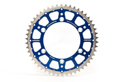 MINO REAR SPROCKET FUSION 2-RING, 23-316-520-48 BLUE STEEL/ALLOY