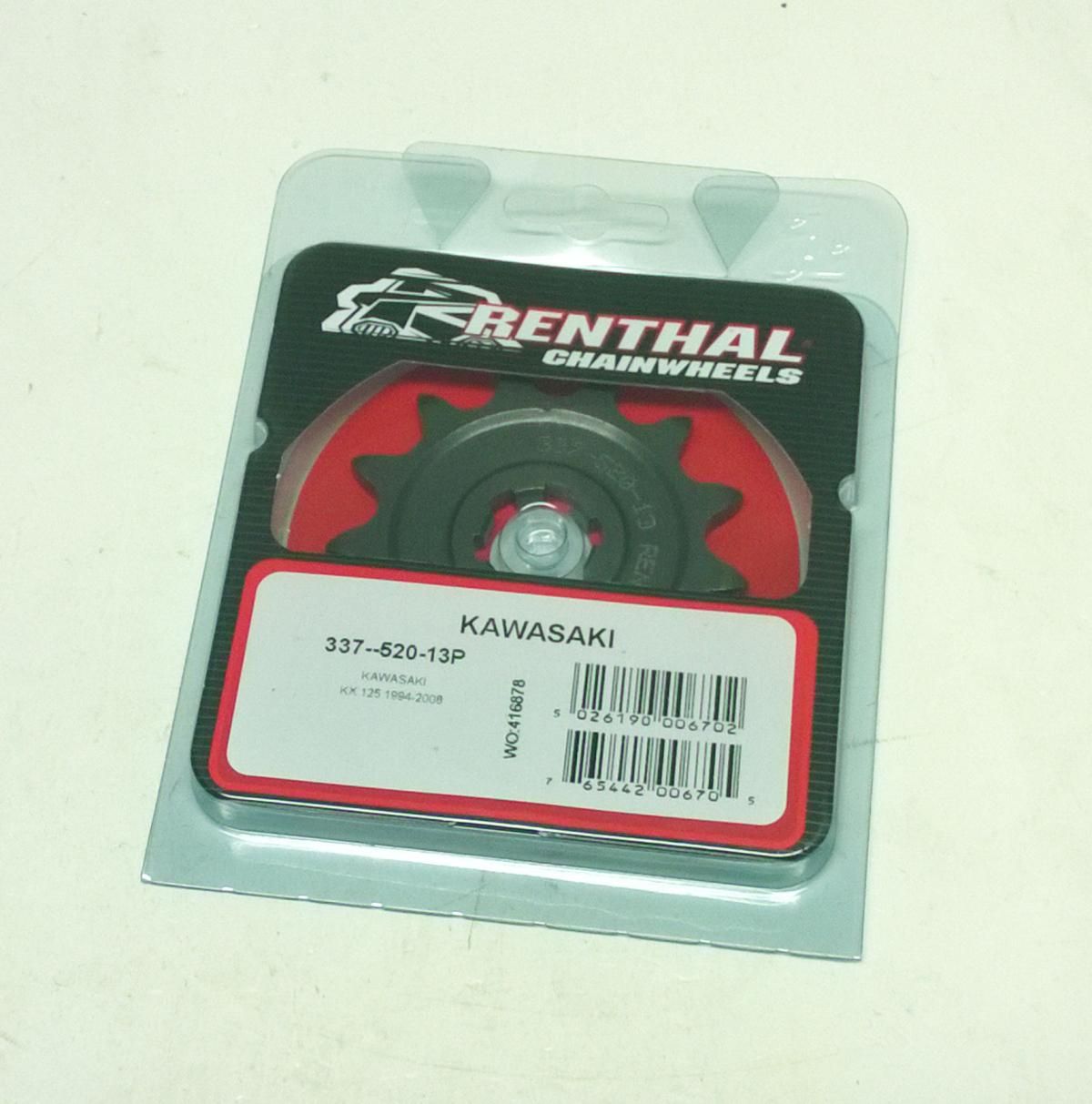 FRONT SPROCKET RENTHAL 337, KAWASAKI 337--520-13P - Image 2