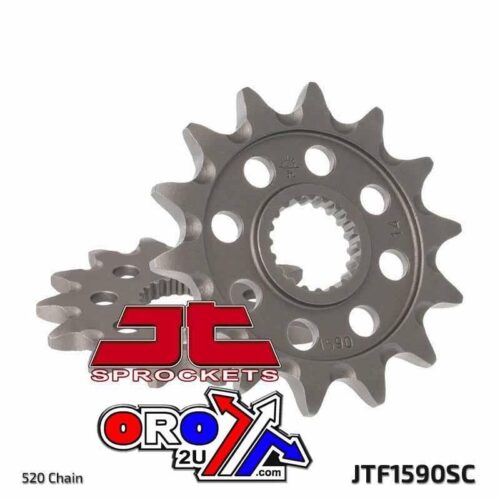 FRONT SPROCKET JTF1590.13SC JT, Lightweight Self-Cleaning