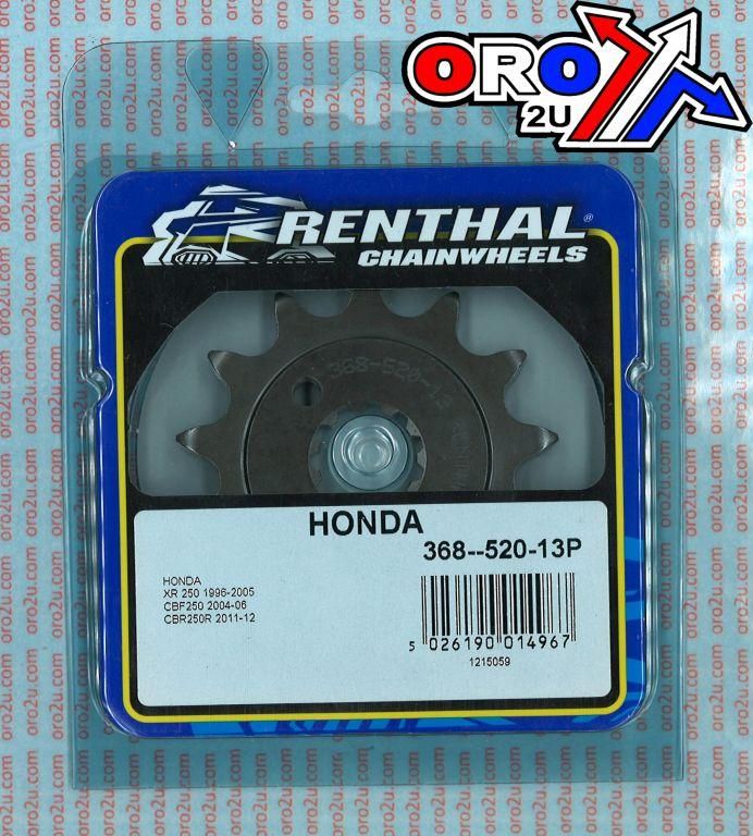 FRONT SPROCKET RENTHAL 368, HONDA 368--520-13P - Image 2