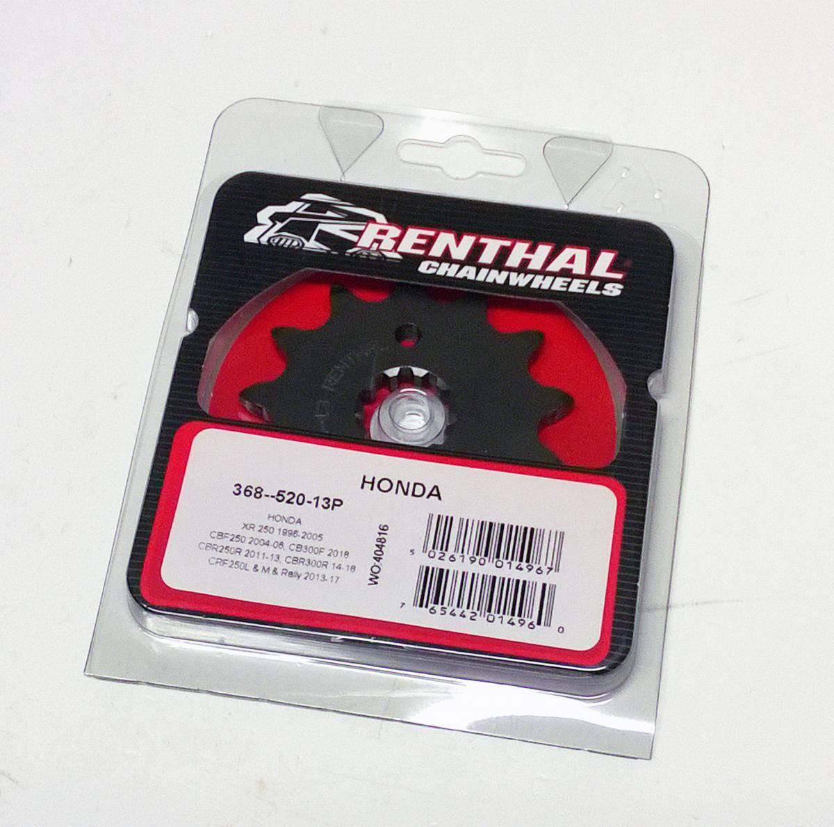 FRONT SPROCKET RENTHAL 368, HONDA 368--520-13P - Image 3