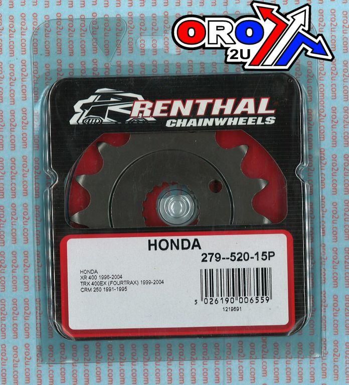 FRONT SPROCKET RENTHAL 279, HONDA 279--520-15P - Image 2