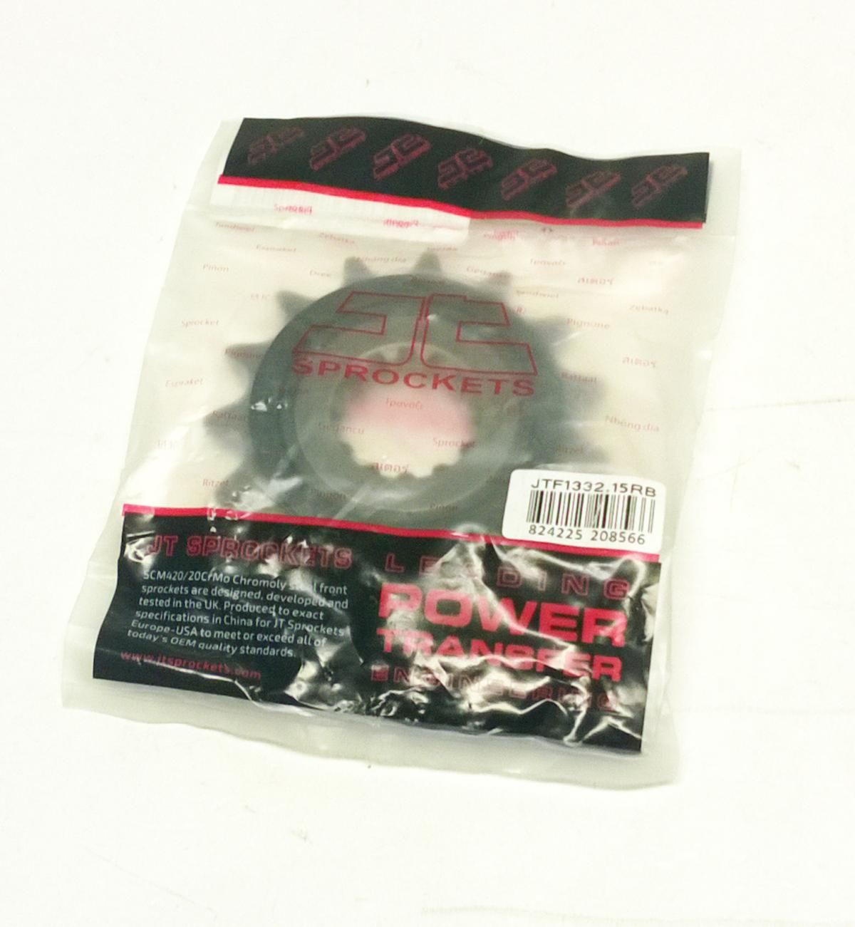 FRONT SPROCKET JTF1332.15RB JT, OE Rubber Cushioned - Image 2