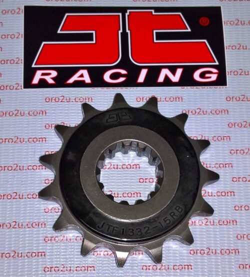 FRONT SPROCKET JTF1332.15RB JT, OE Rubber Cushioned
