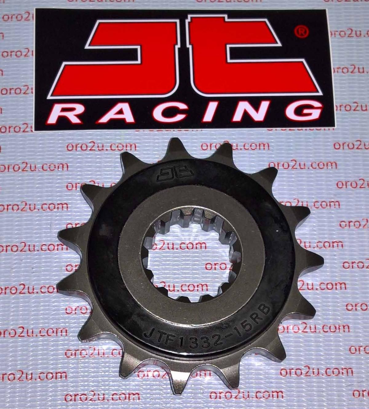 FRONT SPROCKET JTF1332.15RB JT, OE Rubber Cushioned