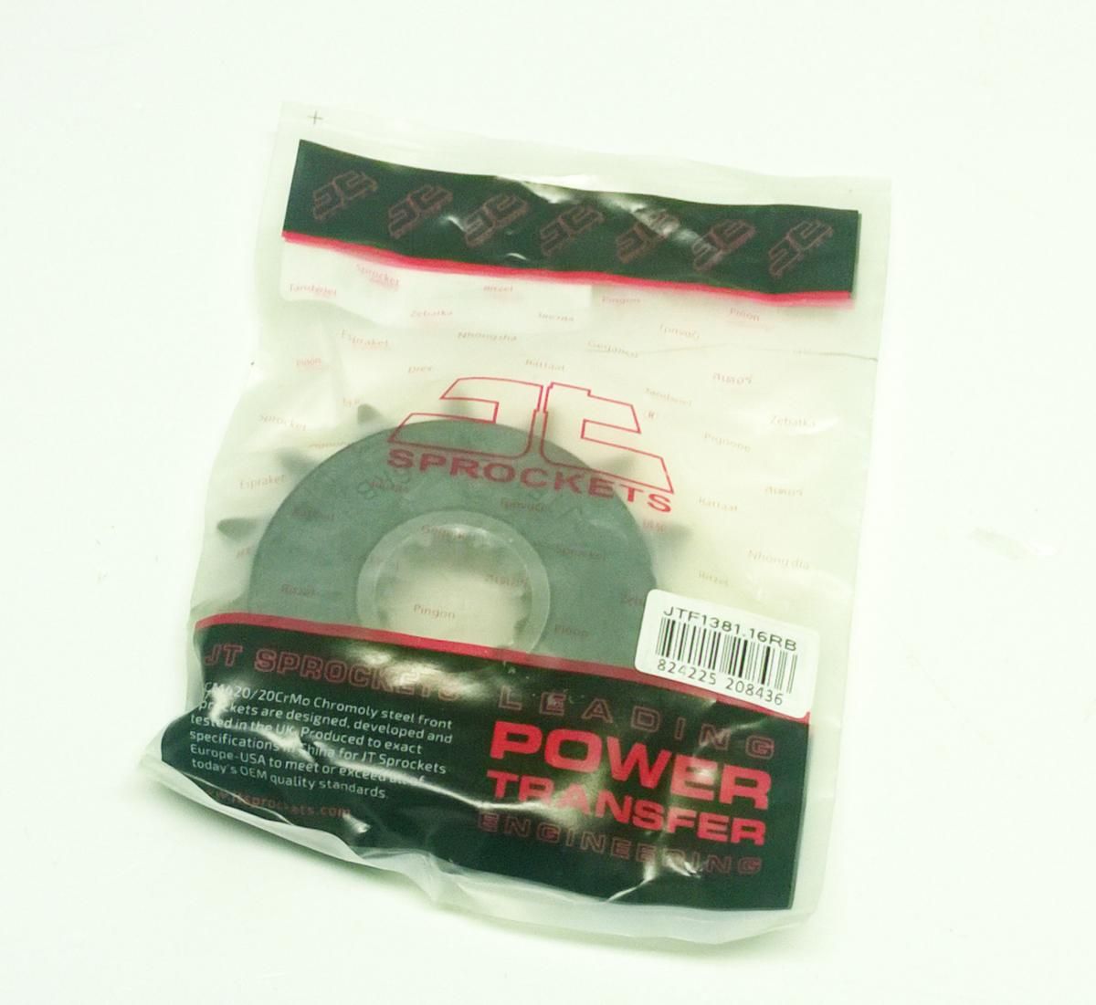 FRONT SPROCKET JTF1381.16RB JT, OE Rubber Cushioned - Image 4