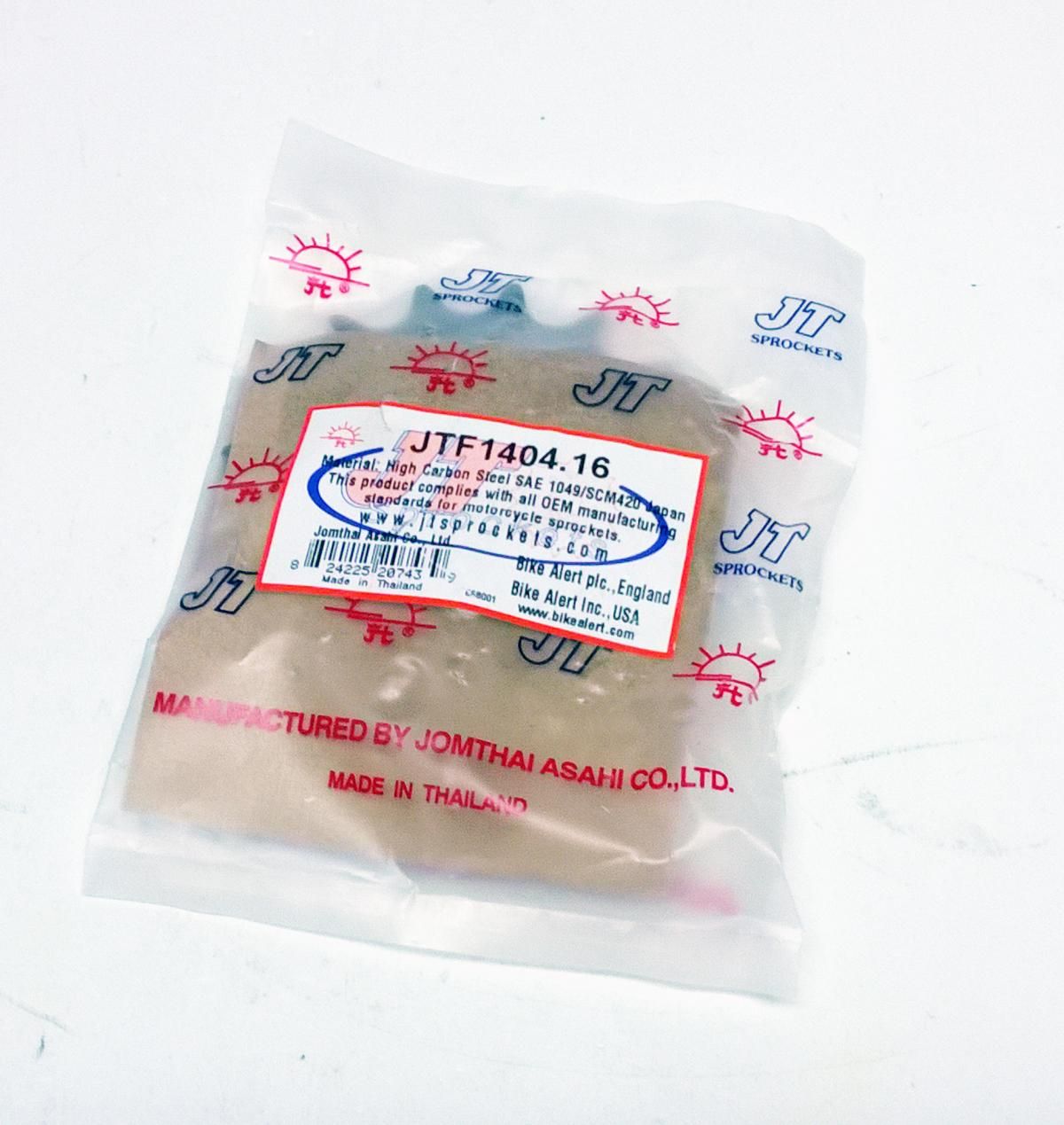 FRONT SPROCKET JTF1404.16 JT, BMW 520 Chain Conversion - Image 3