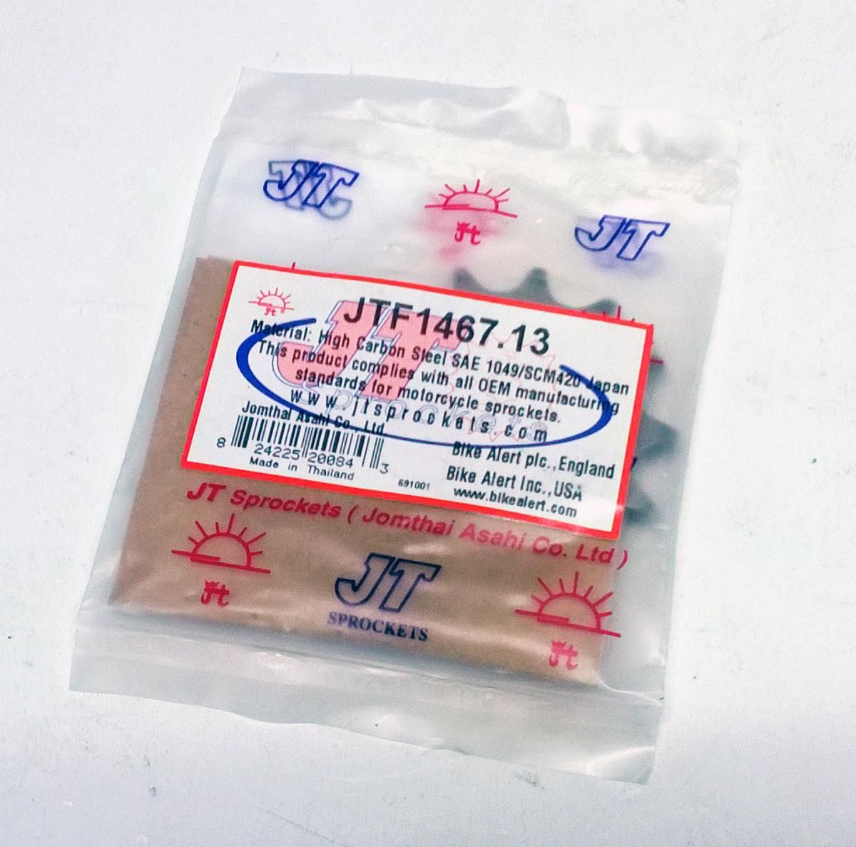 FRONT SPROCKET JTF1467.13 JT, Suzuki TC100 1872-1877 - Image 3