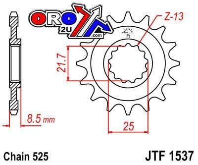 FRONT SPROCKET JTF1537.17 JT
