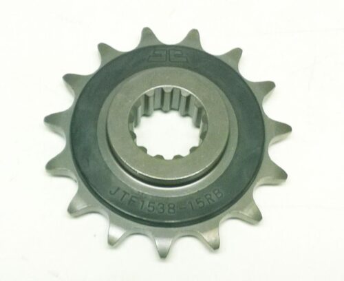 FRONT SPROCKET JTF1538.15RB JT, OE Rubber Cushioned