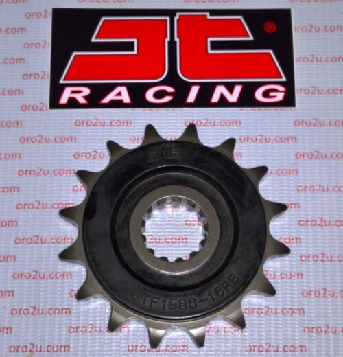 FRONT SPROCKET JTF1586.16RB JT, OE Rubber Cushioned