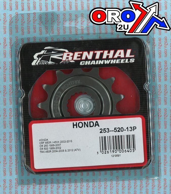 FRONT SPROCKET RENTHAL 253, HONDA 253--520-13P - Image 2