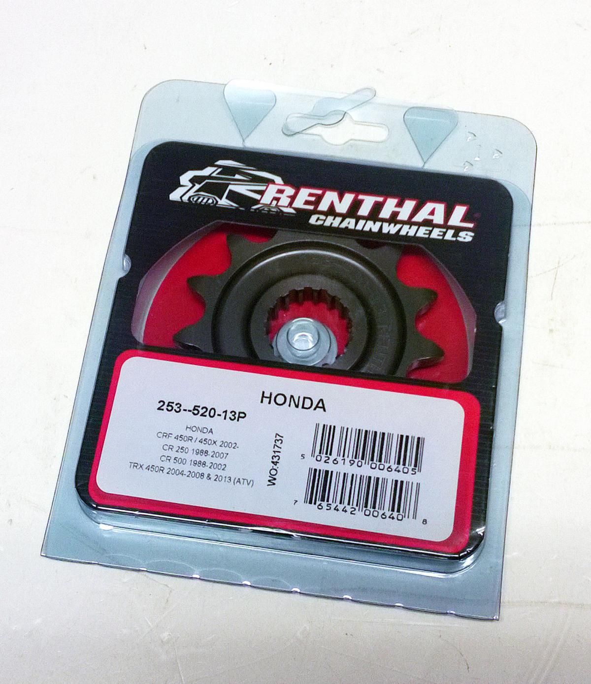 FRONT SPROCKET RENTHAL 253, HONDA 253--520-13P