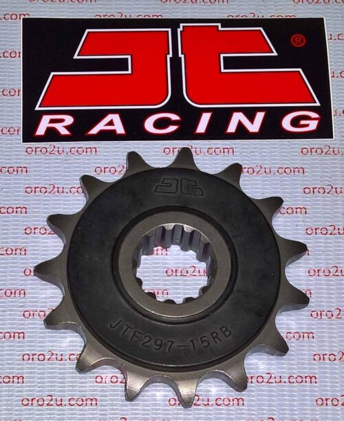 FRONT SPROCKET JTF297.15RB JT, OE Rubber Cushioned