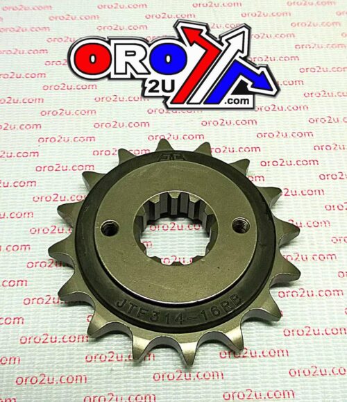 FRONT SPROCKET JTF314.16RB JT, OE Rubber Cushioned