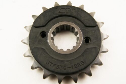 FRONT SPROCKET JTF339.18RB JT, OE Rubber Cushioned