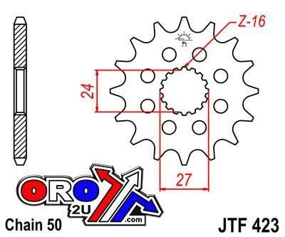 FRONT SPROCKET JTF423.17 JT