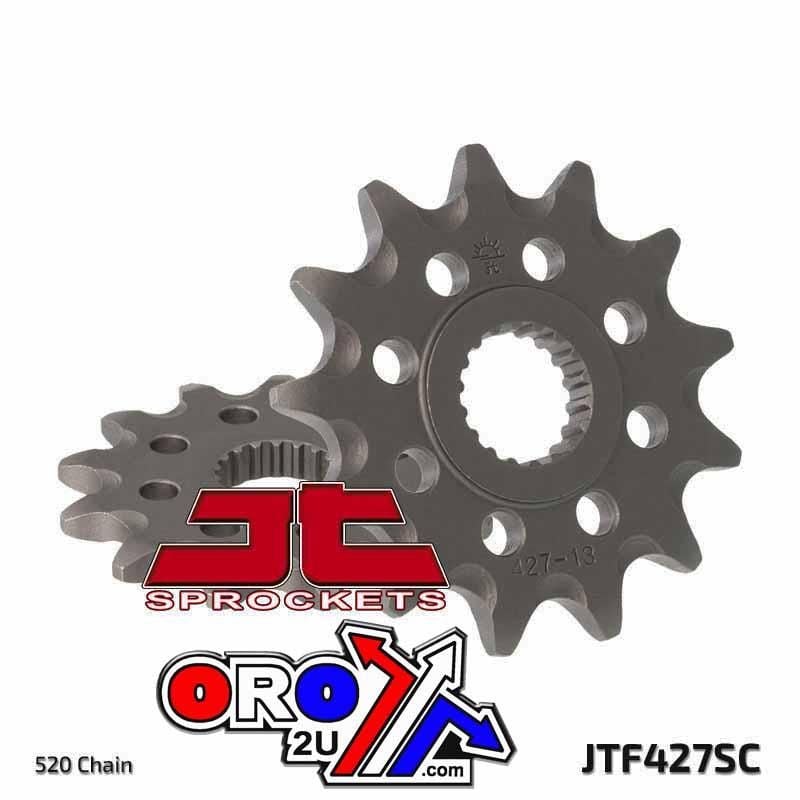 FRONT SPROCKET JTF427.12SC JT, Self-Cleaning Steel Front