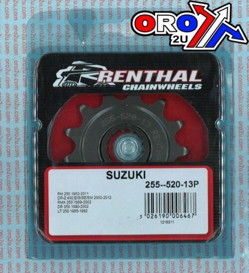 FRONT SPROCKET RENTHAL 255, SUZUKI 255–520-13P