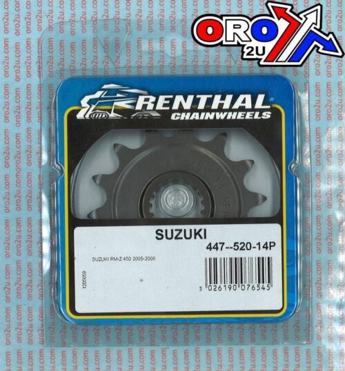 FRONT SPROCKET RENTHAL 447, SUZUKI 447–520-14P