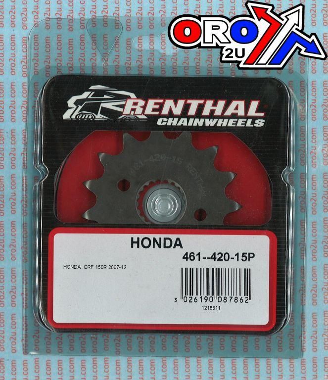 FRONT SPROCKET RENTHAL 461, HONDA 461--420-15P - Image 2