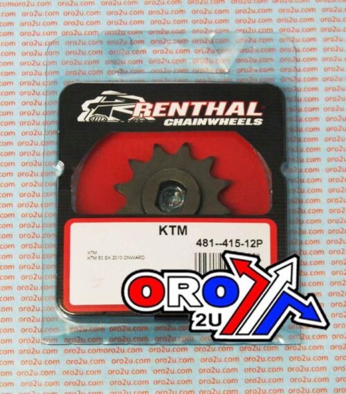 FRONT SPROCKET RENTHAL 481, KTM 50 12T, 481–415-12P