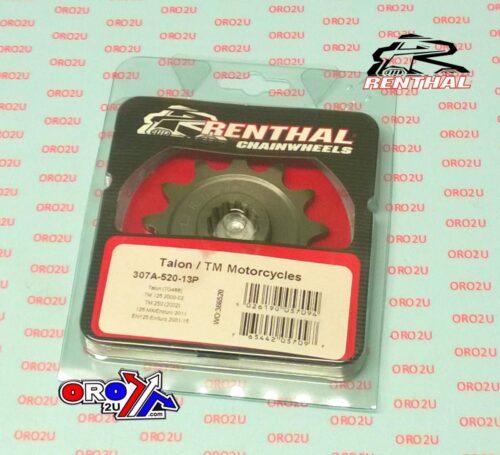 FRONT SPROCKET RENTHAL 307A, TALON/TM MOTO 307A-520-13, 307A-520-13P