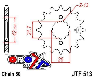 FRONT SPROCKET JTF513.14 JT