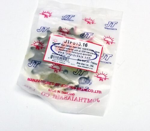 FRONT SPROCKET JTF513.16RB JT, OE Rubber Cushioned