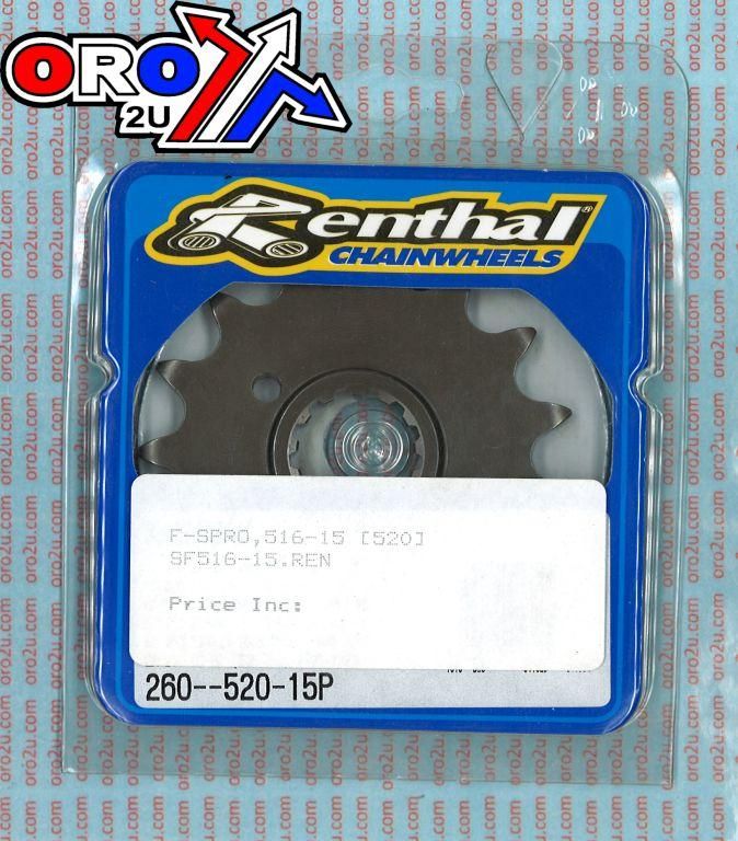 FRONT SPROCKET RENTHAL 260, 445--520-15P - Image 3