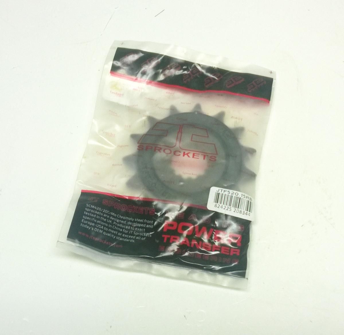 FRONT SPROCKET JTF520.15RB JT, OE Rubber Cushioned - Image 2