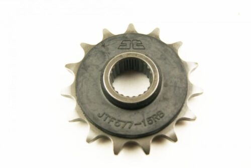 FRONT SPROCKET JTF577.15RB JT, OE Rubber Cushioned