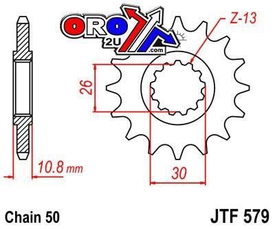FRONT SPROCKET JTF579.17 JT
