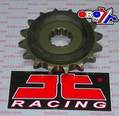 FRONT SPROCKET JTF580.16RB JT, OE Rubber Cushioned