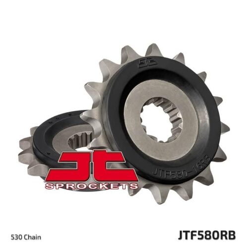 FRONT SPROCKET JTF580.17RB JT, OE Rubber Cushioned
