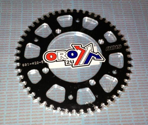MINO REAR SPROCKET ALLOY BLK 4-HOLE, MINO 25-691-420-44