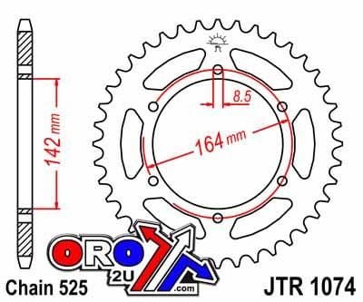 REAR SPROCKET JTR1074.44 JT