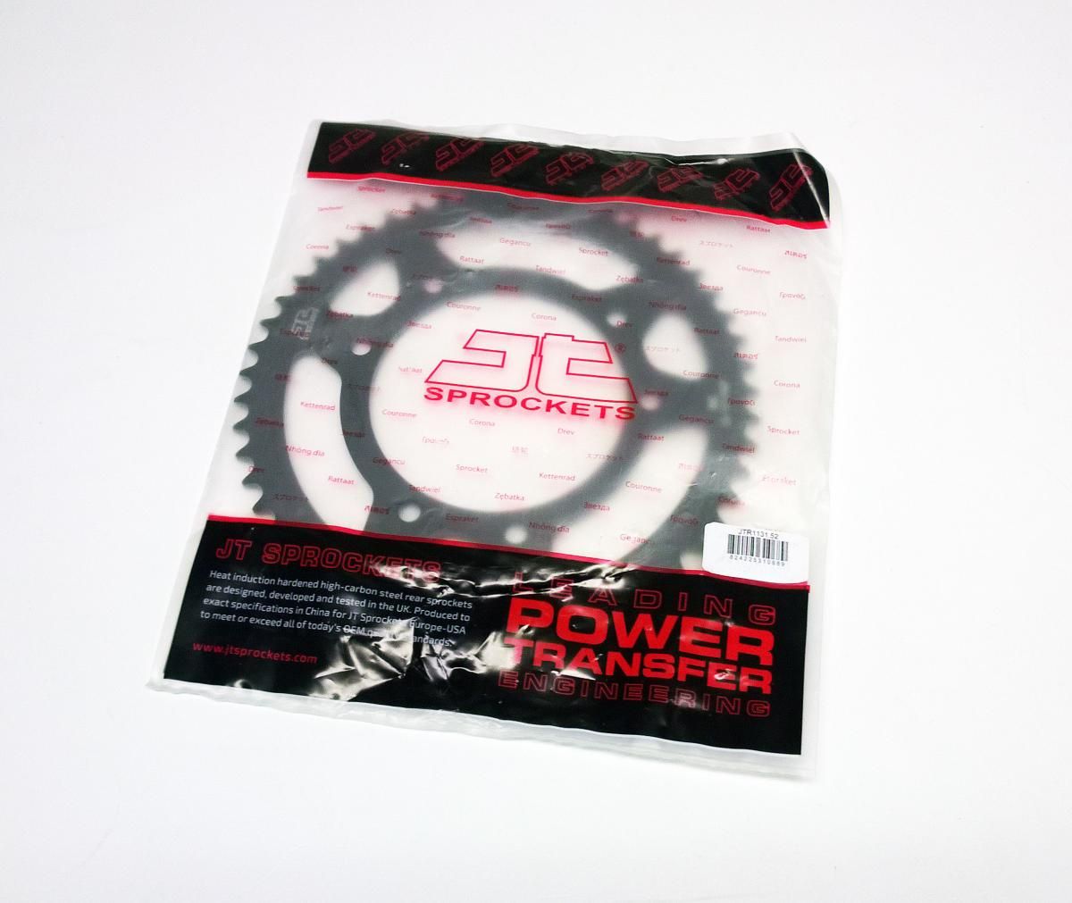 REAR SPROCKET STEEL HARD ZBK, C45 INDUCTION JTR1131.52ZBK - Image 2