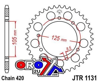 REAR SPROCKET JTR1131.58 JT
