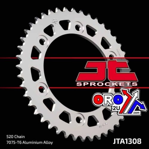 REAR SPROCKET ALLOY JTA1308.41, CHAIN CONVERSION 520, HONDA ROAD JTR1308