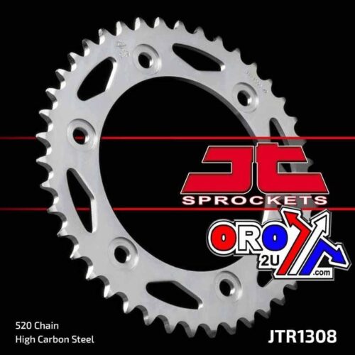 REAR SPROCKET STEEL JTR1308.42, CHAIN CONVERSION 520, HONDA ROAD