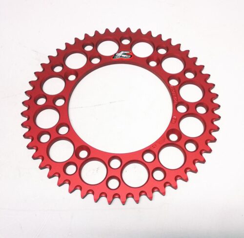 REAR SPROCKET ALLOY RENTHAL RED, ULTRALITE 189U-420-50GRRD, 189U-420-50GRRD