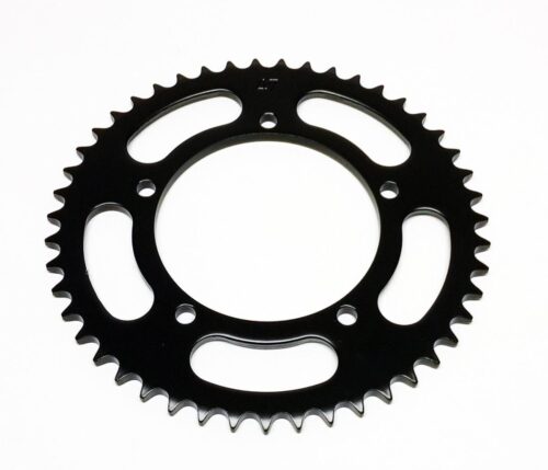 REAR SPROCKET STEEL 464 5-HOLE BLACK, KAWASAKI KX60, [JTR464.47]