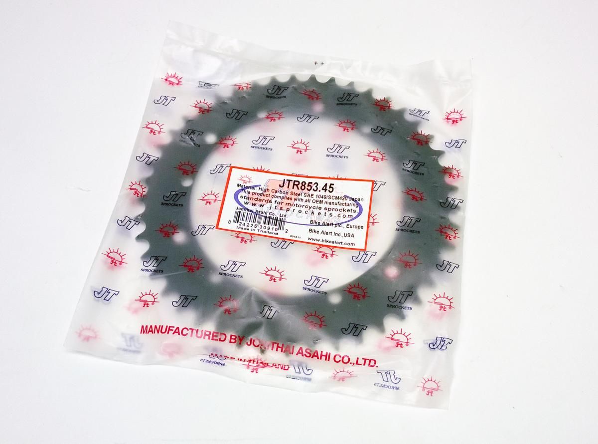 REAR SPROCKET STEEL JTR853.45 BLACK - Image 2